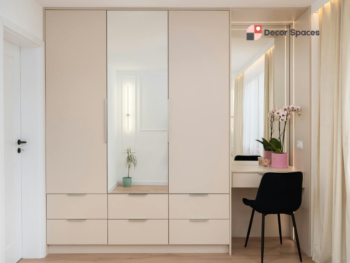 wardrobe interior design by Decor Spaces in Chennai