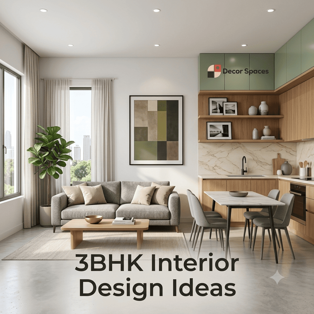 3 BHK interior design ideas