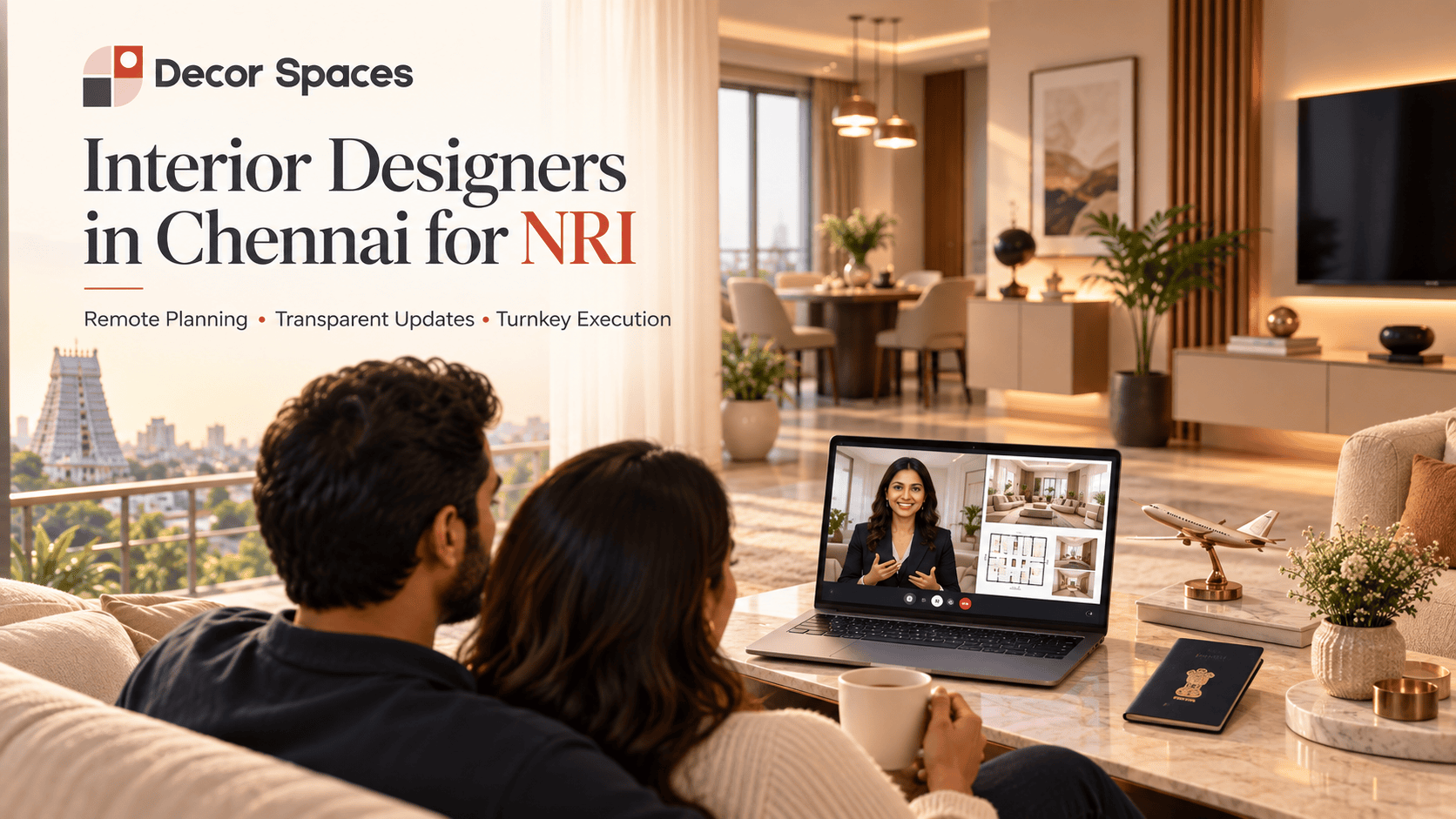 interior designers in Chennai for NRI remote home interior planning