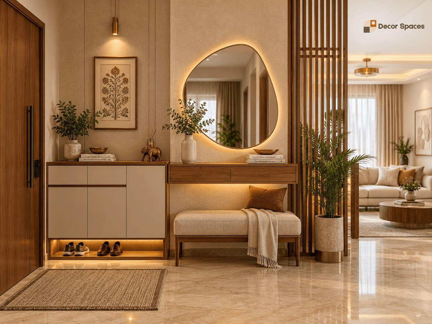 foyer interior design by Decor Spaces