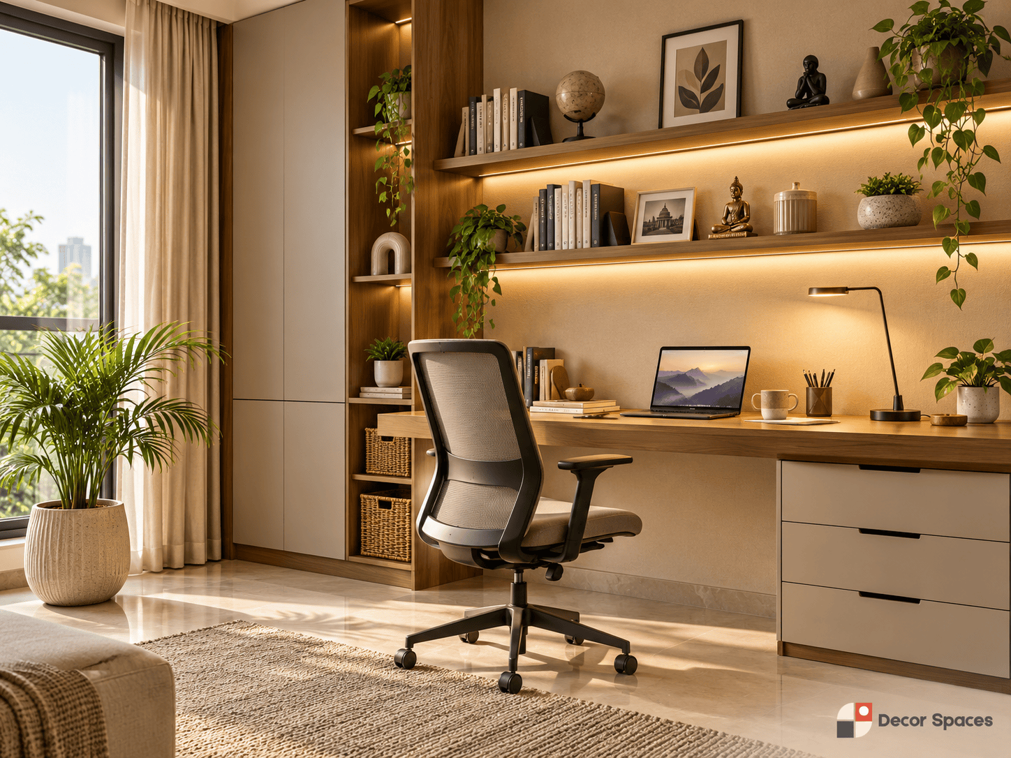 Interior designers in Bangalore home office and study design